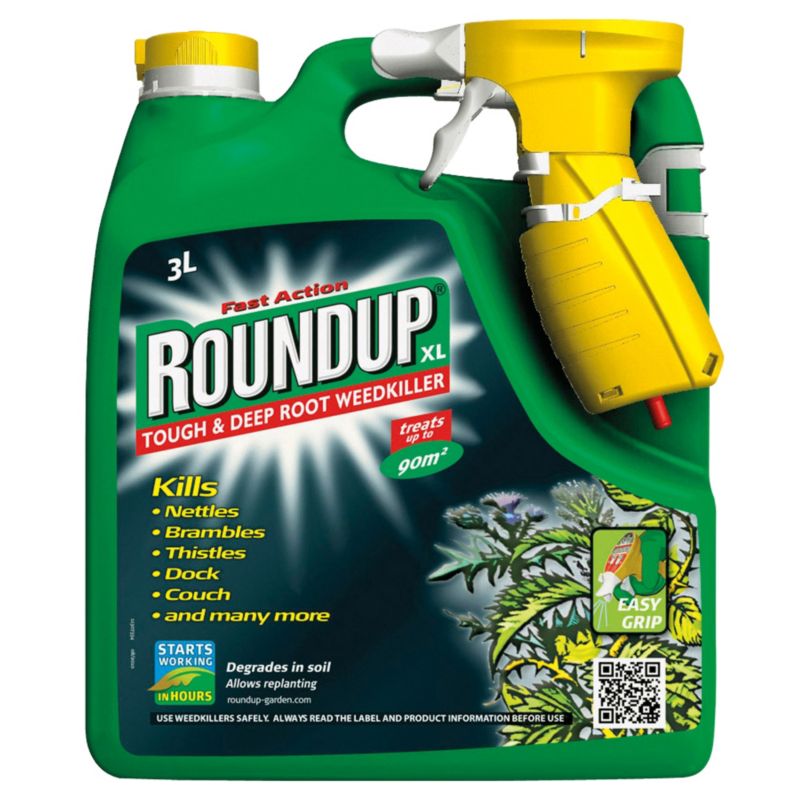Roundup XLTough amp Deep Root Weedkiller 3 Litres Ready to Use