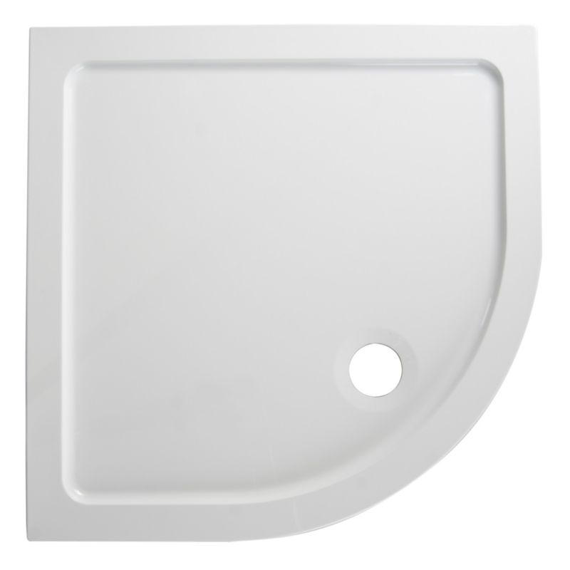 B&Q ResinLite Low Profile Quadrant Shower Tray