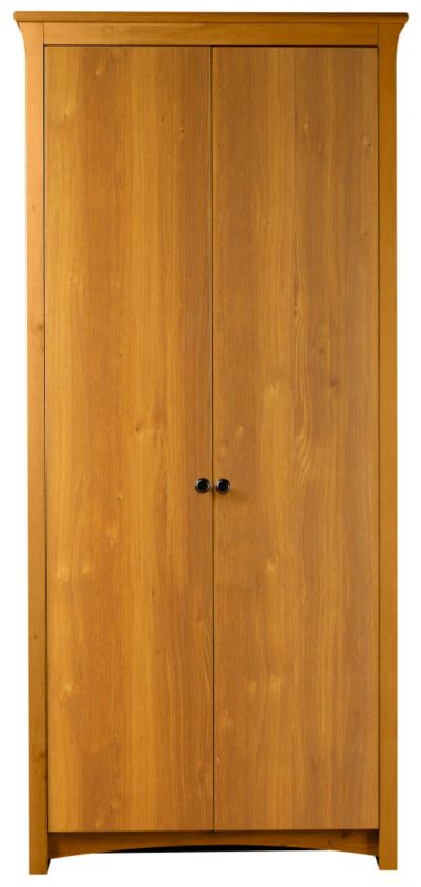 york Traditional 2 Door Wardrobe Oak (H)1878 x