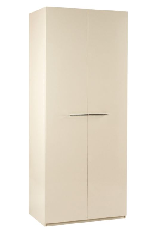 chelsea 2 Door Wardrobe Cream Gloss