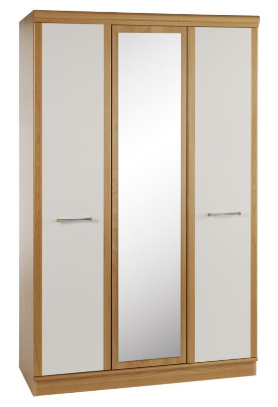 Santa Monica 3 Door Wardrobe With Mirror