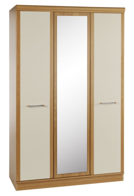 Santa Monica 3 Door Wardrobe With Mirror Bom