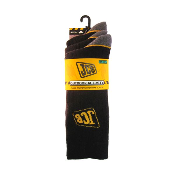 JCB Sock 3pk Pair 9 11