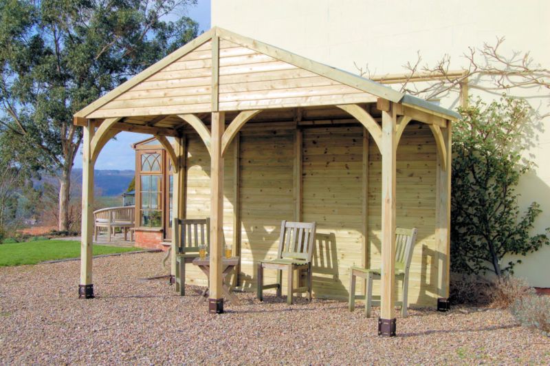 Save on this Small Garden Shelter - (H) 2.89m x (W) 3.71m x (D) 1.76m