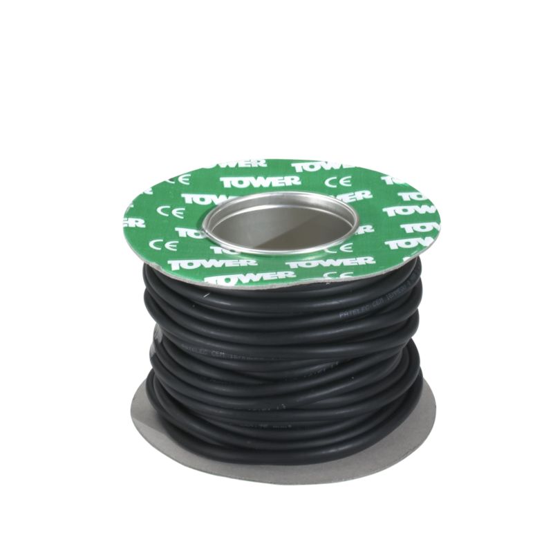 Tower Flex Pond 3 Core DP753L25 Black 075mm x 25m