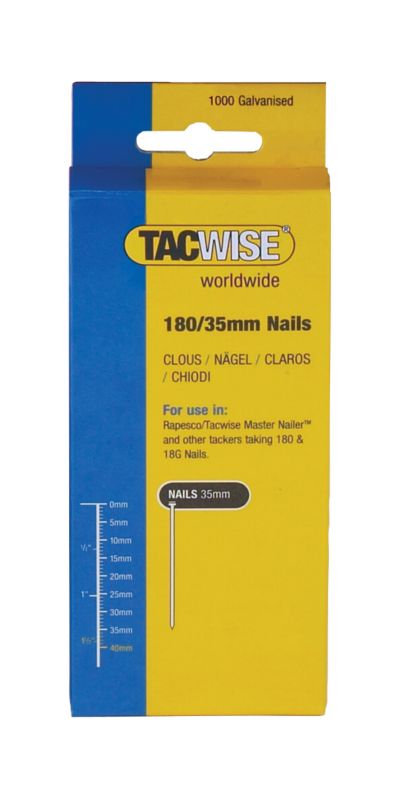 Rapesco/Tacwise Nails Galvanised (L)180 x (W)20mm