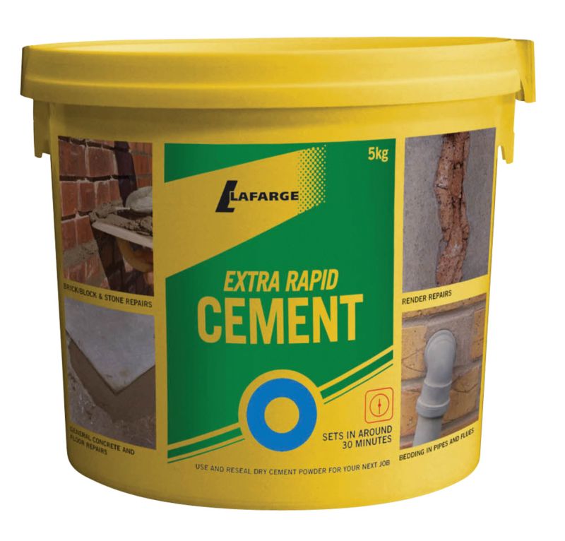 Lafarge Extra Rapid Cement 5Kg Tub