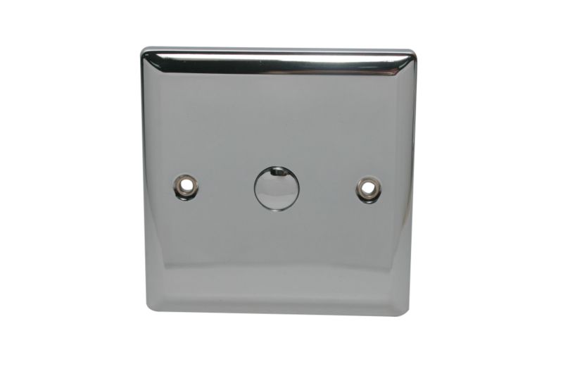 Volex Dimmer Single Touch Mains & Low Voltage Chrome Effect