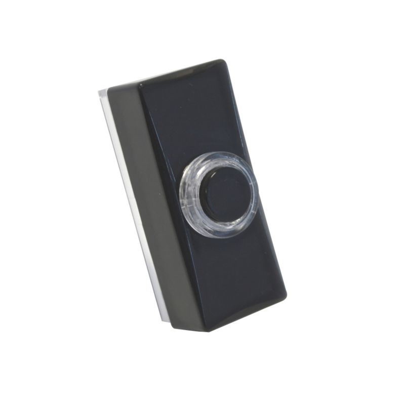 Siemens Wired Backlit Black Bell Push