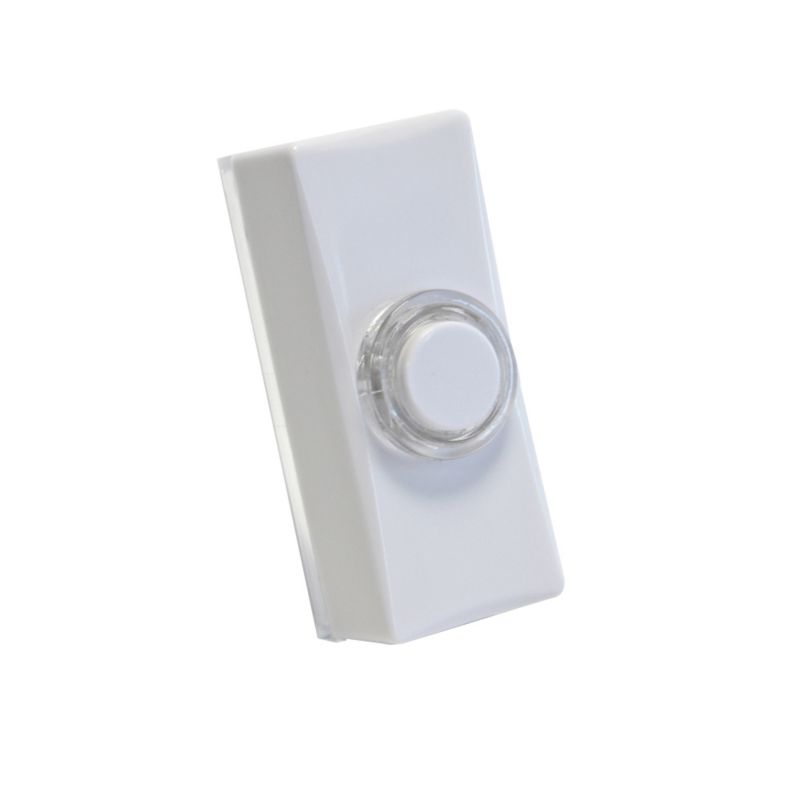 Siemens Wired Backlit White Bell Push