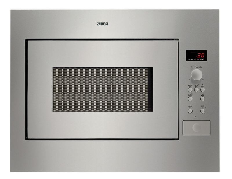 Zanussi BuiltIn Microwave Oven 900W Stainless Steel ZNM11X