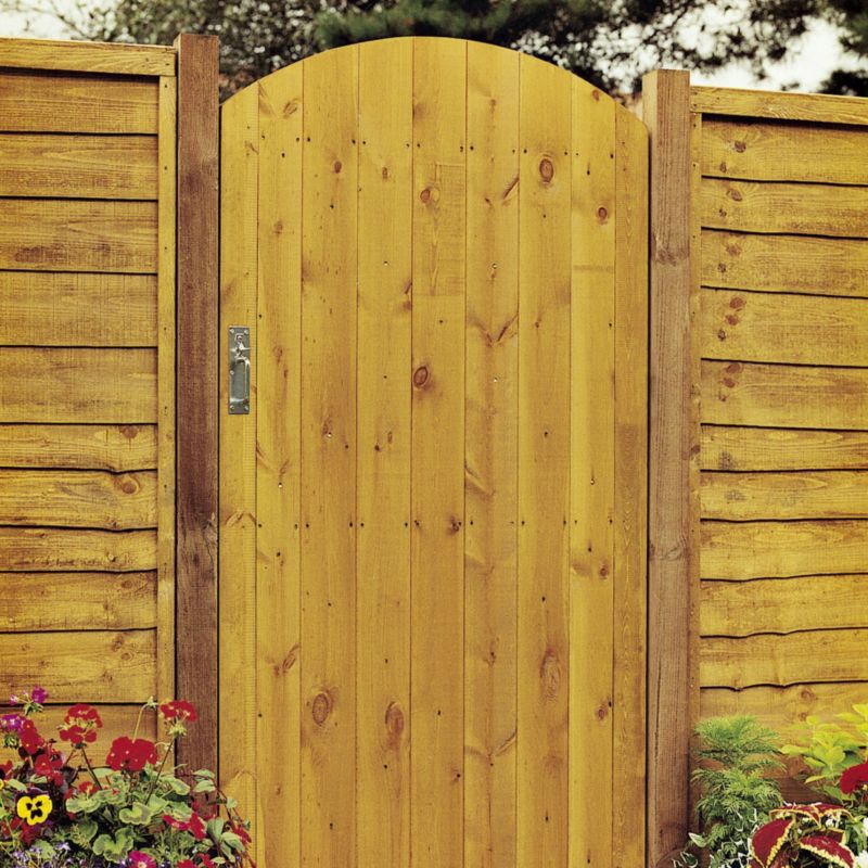 Grange Arch Gate Brown (H)1.85m x (W)0.9m