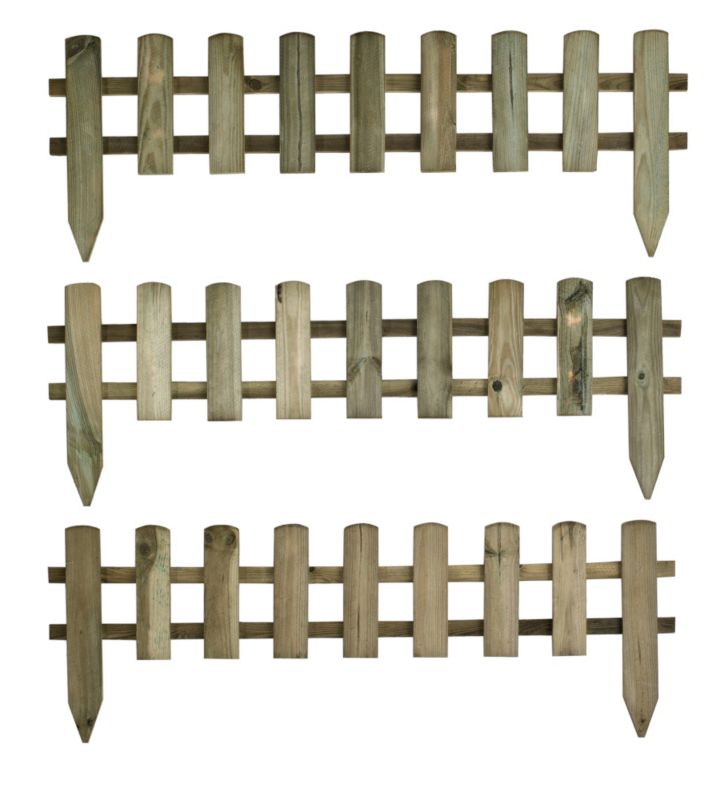 Picket Fence 3 Pack 108 x 40 x 6cm