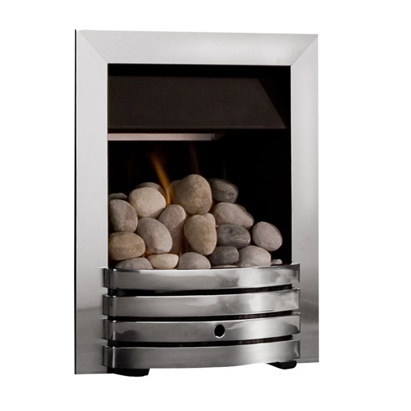 Anthem Full Depth Gas Inset Fire Chrome Effect