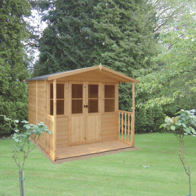 Torquay Summerhouse - (H) 2.13m X (W) 1.98m X (D) 2.29m