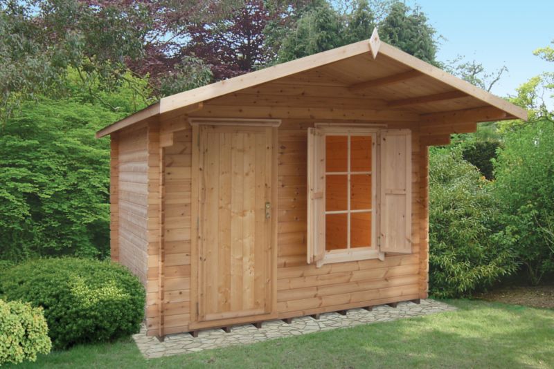 Wyre 33 Cabin Including Assembly (H) 2.51 x (W) 2.99 x (D) 2.99m