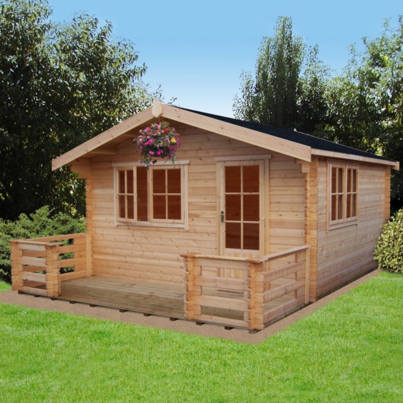 Shires Kinver Cabin Includingluding Assembly Natural