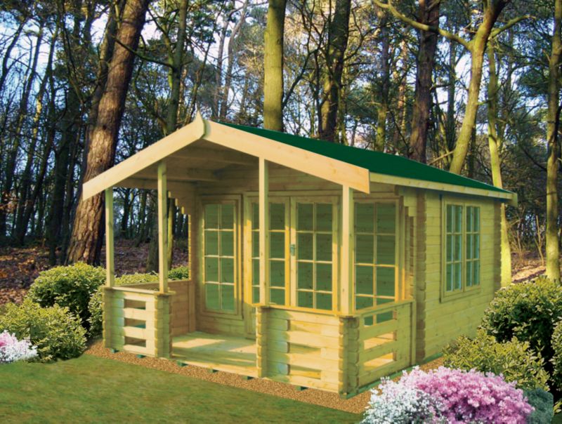 Hatfield 12 x 13 Cabin Including Assembly Natural