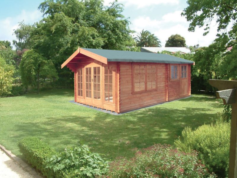 Shires Keilder 12 x 15 Cabin Including Assembly Natural