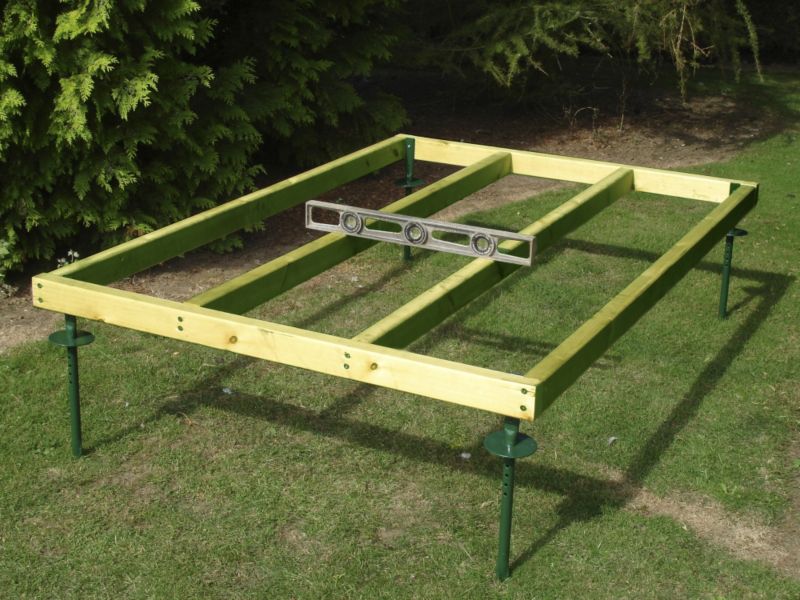 6X4 Wooden Shed Base