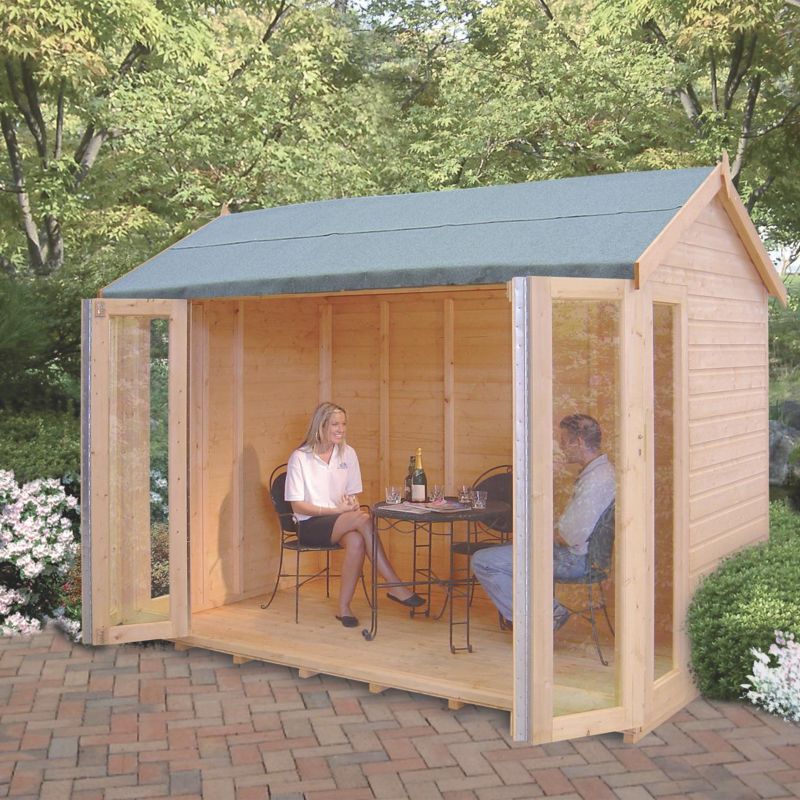 Blenheim Summerhouse  (H) 2.48m x (W) 2.99m x (D) 1.79 m