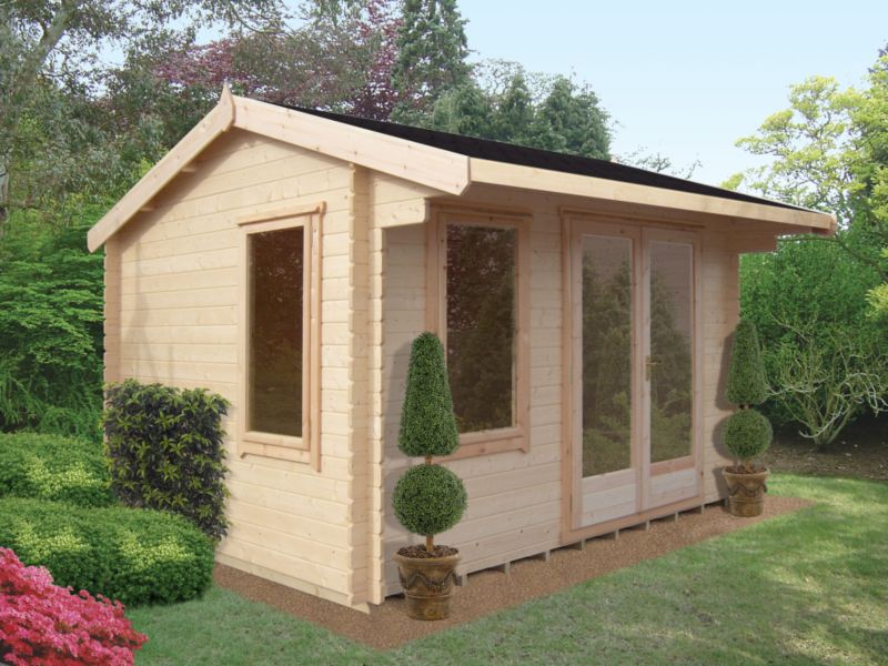 Wychwood Cabin Including Assembly (H) 2.66 x (W) 2.99 x (D) 2.99m