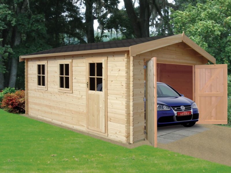 Alternative image for 14X15 Wooden Garage Including Assembly