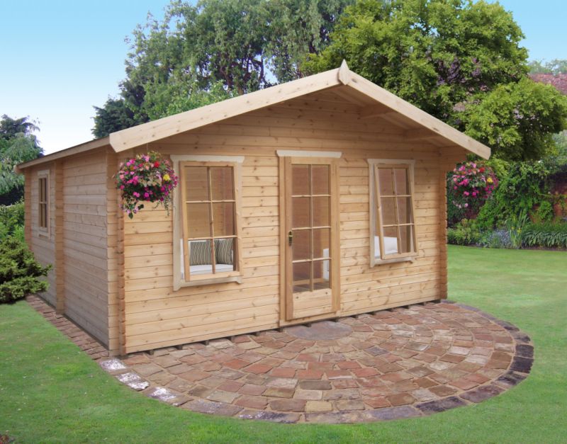 Delamere Cabin (H)2.88 x (W)4.64 x (D)4.64m