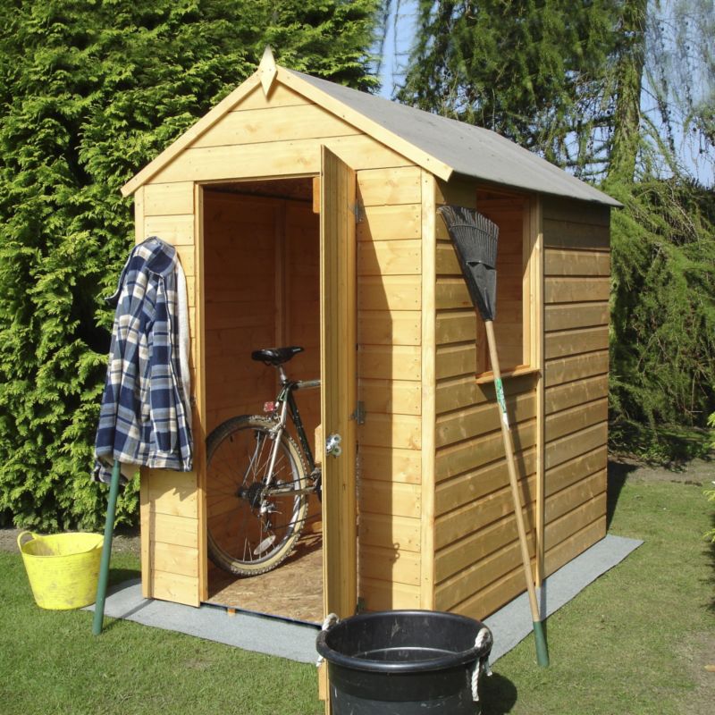 Shires Economy 6 x 4 Shed Honey Brown