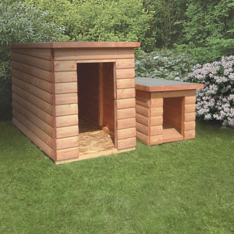Pent Dog Kennel Large H 099m x W 075m x D 119m