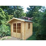 Save on this Fiston Pine Cabin Including Assembly (H)2.41 x (W)2.39 x (D)2.39m