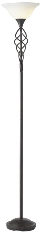 Tempest Spiral Floor Lamp 60408 Rust Paint