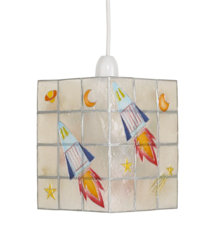 Capiz Rockets Shade Multicolour Dia 140mm