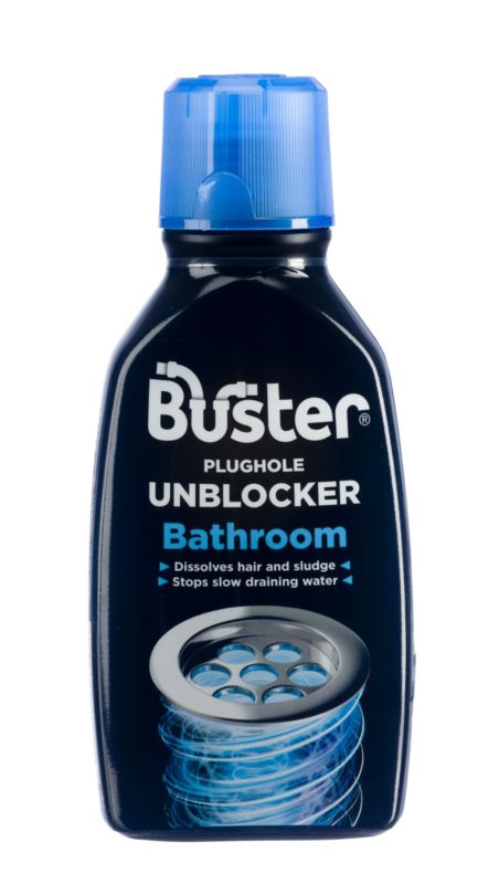 Buster Bathroom Drain Clear