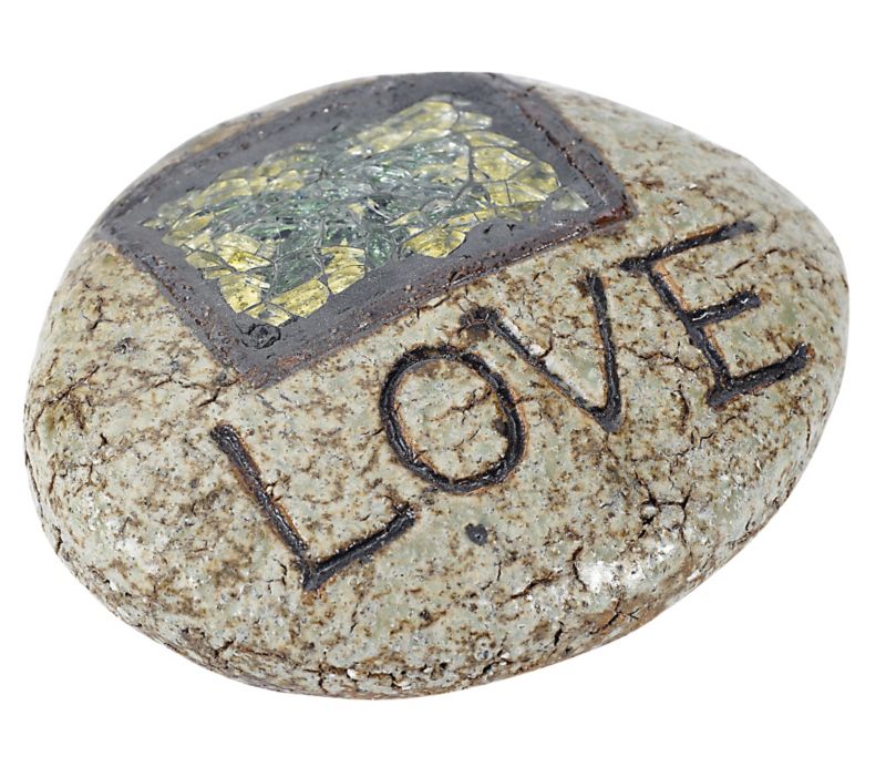 Porcelain Small Pebbles Ornament 10cm