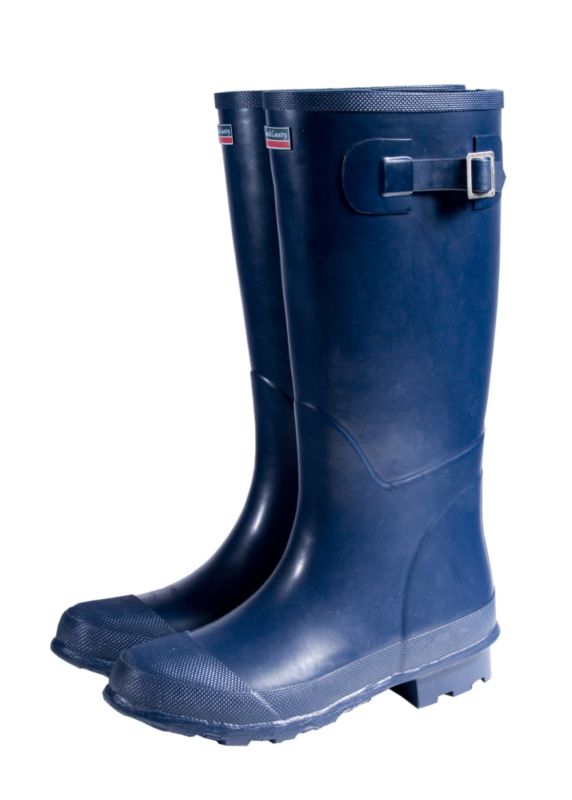 Town & Country Wellingtons Size 4 Navy