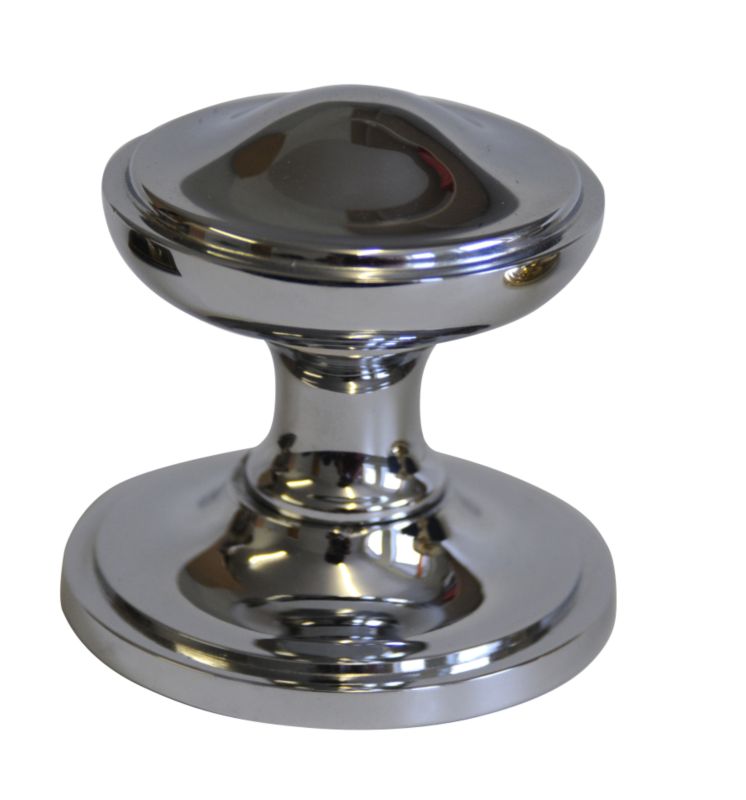 House Nameplate Company Centre Door Knob Chrome Plated H70mm x W80mm