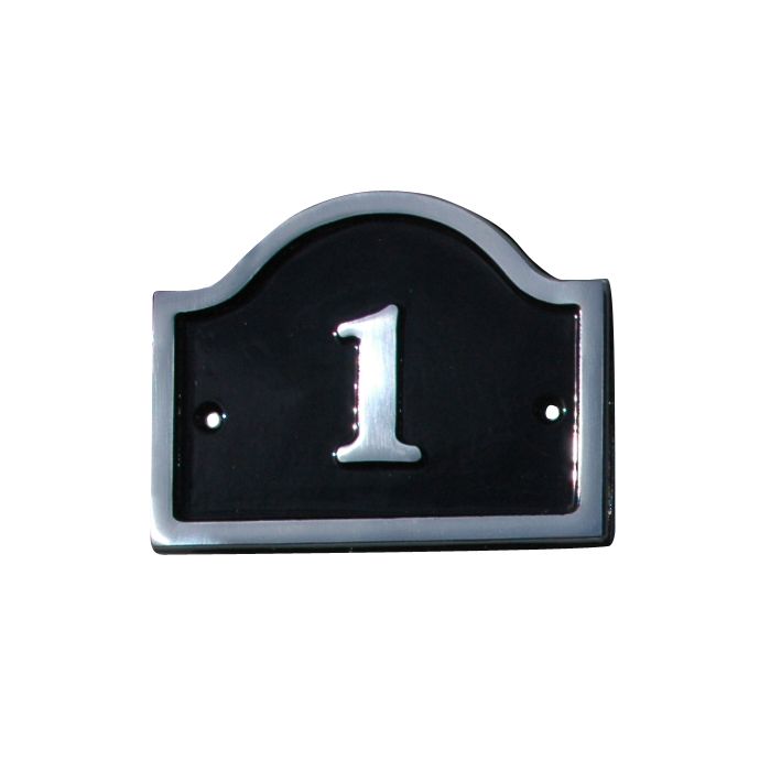 House Nameplate Company Aluminium House Number 1