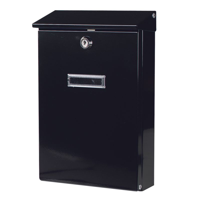 House Nameplate Company Letterbox Saturn Black
