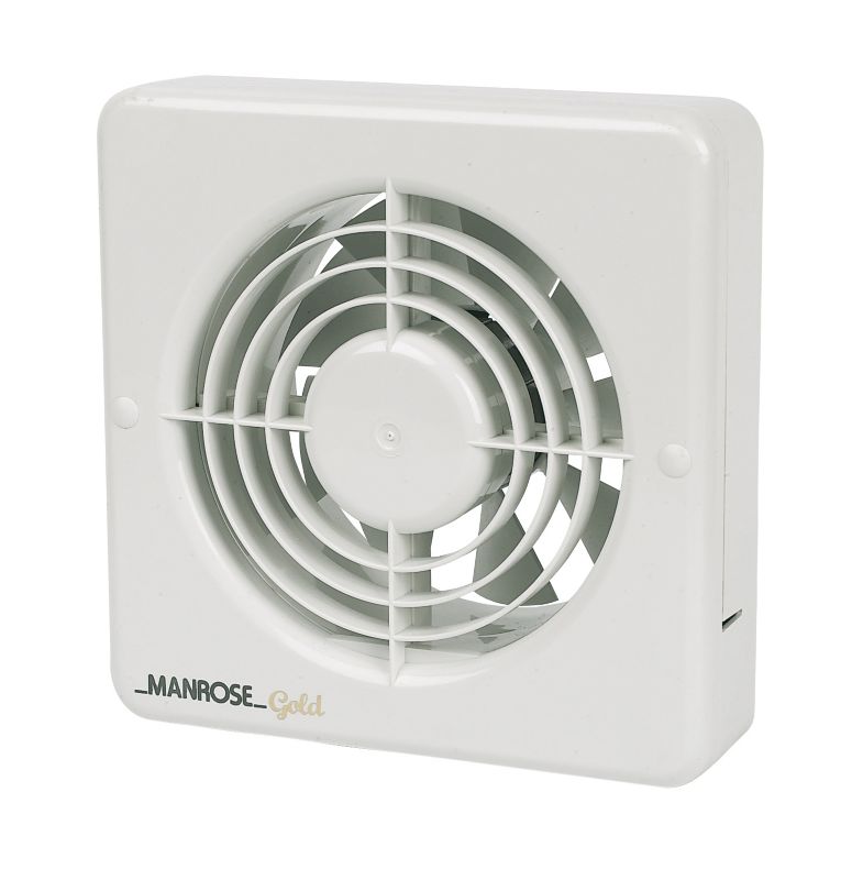 Manrose Gold Long Life Axial 20W Bathroom Extractor Fan