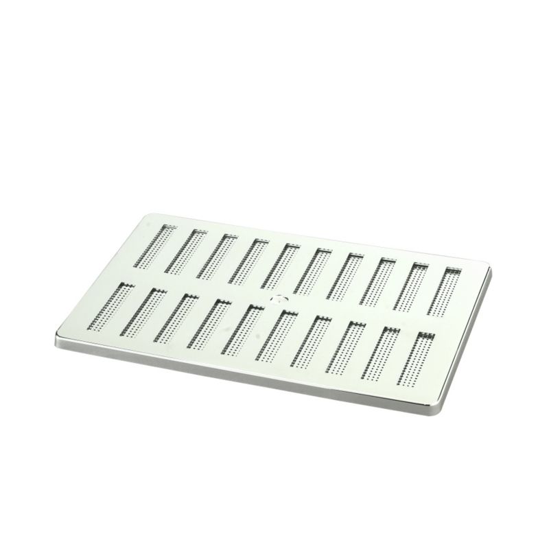 Manrose 229 x 152mm Adjustable Vent With Fly Screen Chrome