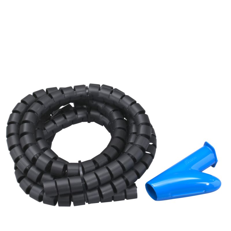 Tower Black Flexible Cable Tidy Black