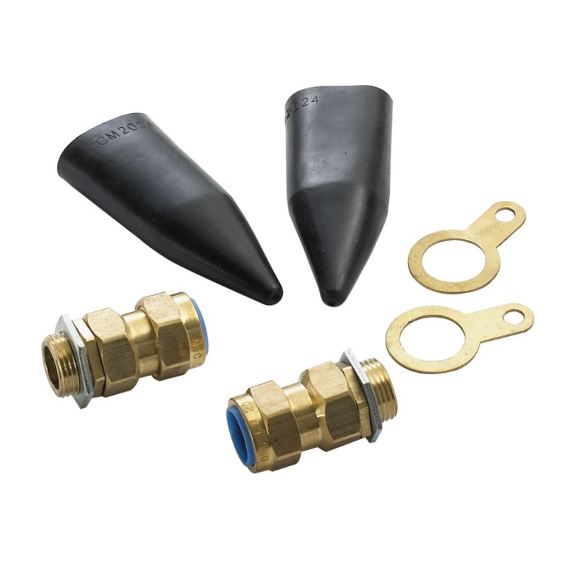 Tower Outdoor SWA Steel Wire Armour Gland Kit 061468 Black 1 Pack