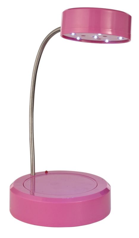 Lights by BandQ Pink LED Lamp