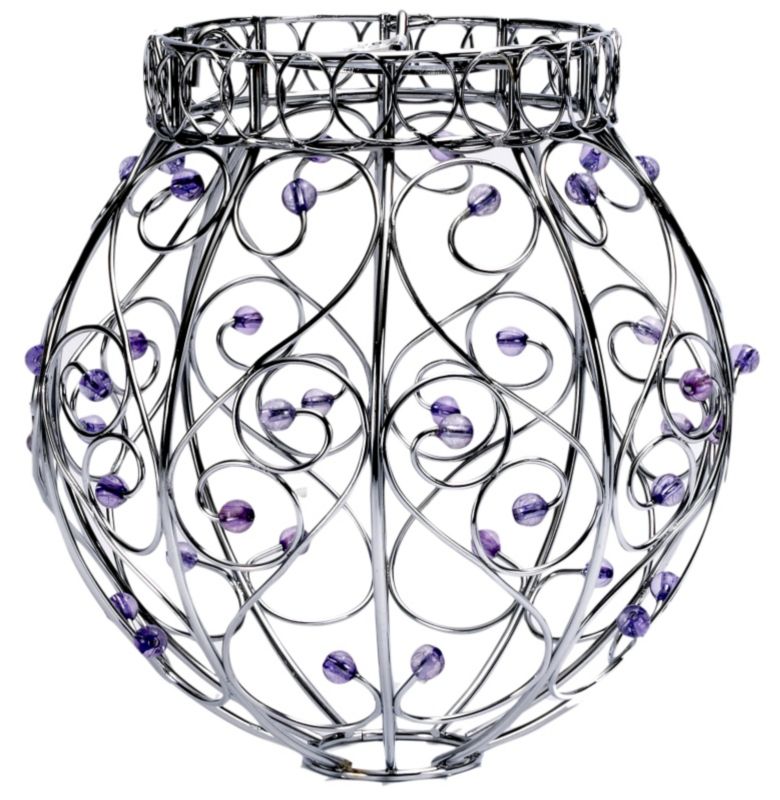 Wire Scroll Globe Shade