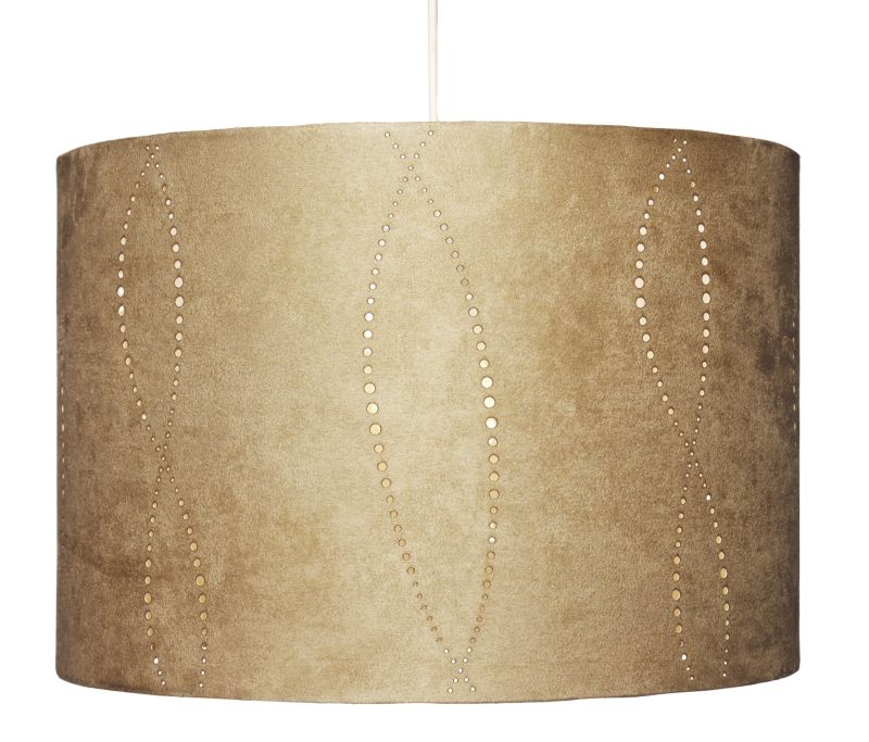 Lights Cylider Laser Cut Shade Beige