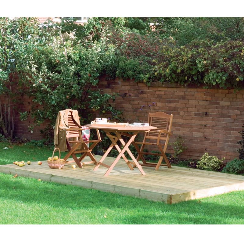 BandQ Easy-Build Deck Kit, (L)2500 x (W)3900mm