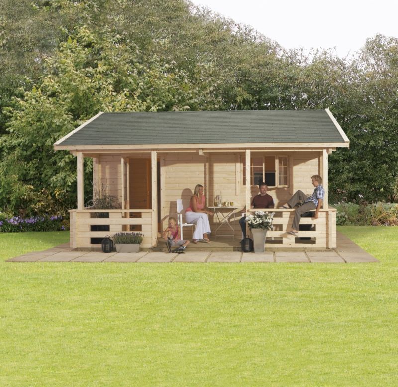 Save on this Tupa Log Cabin (H)3.15 x (W)5.59 x (D)5.88m