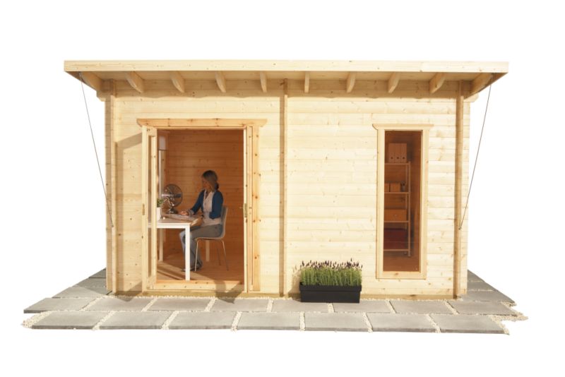 Selva Log Cabin (H)2.82 x (W)4.19 x (D)3.29m