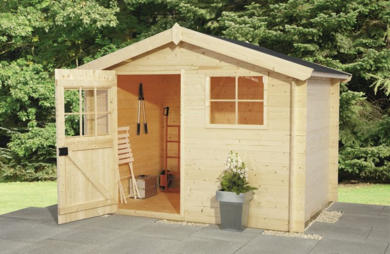 Vaha Log Cabin (H)2.11 x (W)2.6 x (D)2.0m